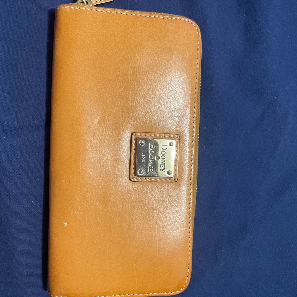 Dooney & Bourke Brown Leather Wallet